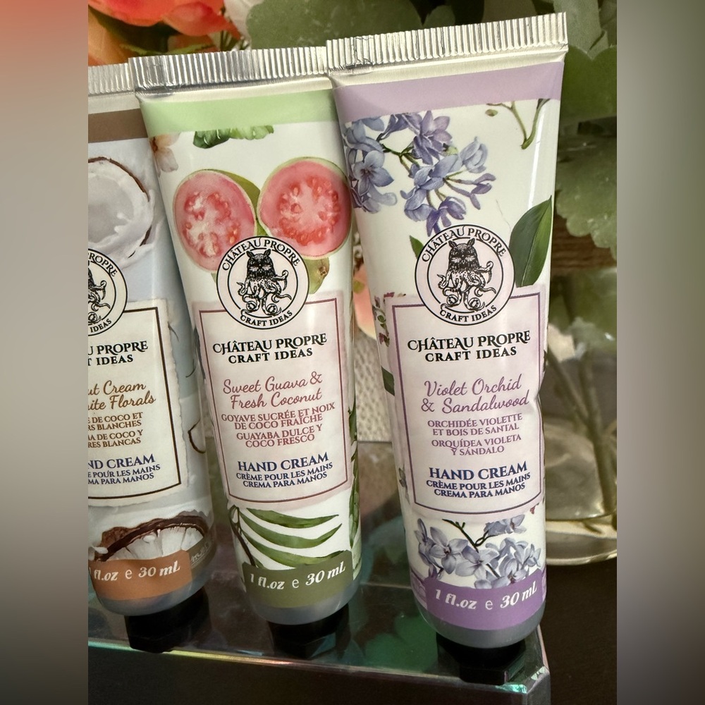 🆕🪷 CHÂTEAU PROPRE LIMITED EDITION 6-PIECE HAND CREAM COLLECTION. BRAND NEW! - Picture 3 of 15
